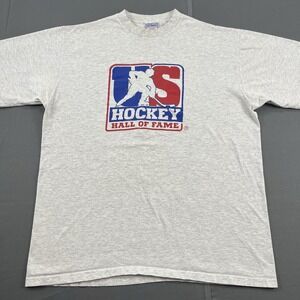 Vintage US Hockey Hall Of Fame T-Shirt Eveleth Minnesota 90s Single Stitch XXL